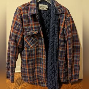 Vintage quilted flannel